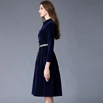 Poslovno obleko za ženske, urad za žensko dame socialne obleko za delo urada enotnih modelov ženske pozimi obleko 2018 KK2701 X
