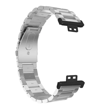 Zamenjava iz Nerjavečega Jekla, Trak Manšeta Watch Band Zapestje Traku Za-Huawei Watch Fit Smart Manšeta Pribor M5TB