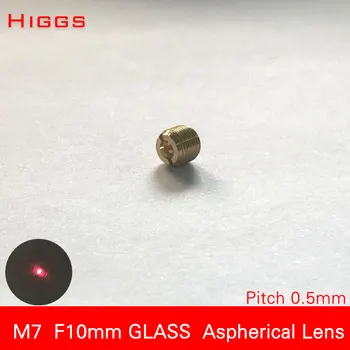 Visoka kakovost M7 igrišču 0,5 mm poudarek dolžina 9.8 mm Stekla Aspherical laser, ki se osredotočajo objektiv Optični collimating objektiv AR, prevlečeni