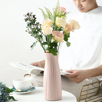Ustvarjalne Ročno Izdelani Okraski, Namizno Imitacije Keramični Cvet Doma Retro Hydroponic Vaza Japonski Slog Posušen Cvet Plug