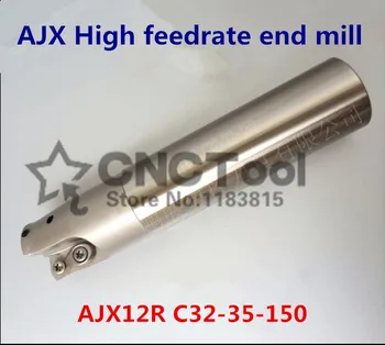 AJX12R C32-35-150 Obraz Koncu Rezkanje Rezalnik AJX Visoko feedrate end mill,High Speed Rezkanje Indeksiranih Rezkanje Rezalnik