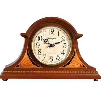 Westminster Gonge Starinskem stilu Ura, Evropski letnik tabela ura, leseno classy dom dekor, posodo desk ure