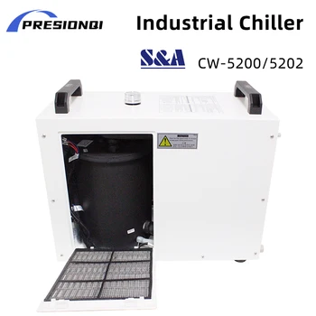 CW5200 CW5202 CW5000 Industriji Zraka, Vode Chiller za CO2 Laser Graviranje Rezanje Hlajenje 150W Laser Cev