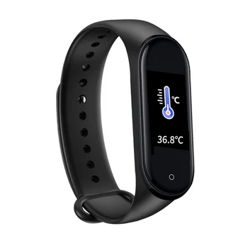 Fitnes MT10 Smart Šport Zapestnica Dejavnosti Tracker Telesne Temperature Health Monitor za Moške, Ženske Smartwatch za IOS Android