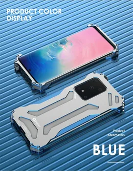 R-samo Shockproof Aluminij Kovinski Oklep Slim Case Pokrovček Za Samsung Galaxy S20 Plus\\s20 Ultra 5g