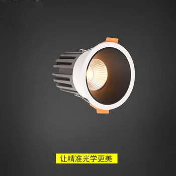 30PC/veliko Vgradne LED Downlight 10w zatemniti COB LED Spot luči LED dekoracijo Stropna Svetilka AC 110V 220V svetilke