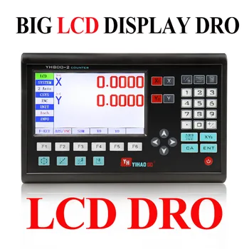 Skupaj Strojno Orodje 2 Os Digitalno Odčitavanje Dro Velik LCD-Zaslon Za Stroje