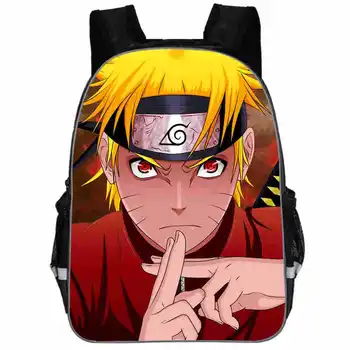 Anime Naruto Nahrbtnik Naruto Sasuke Kakashi Natisnjeni Šolsko Torbo za Najstniški Fantje Dekleta Potovanja Nahrbtnik Dobre Kakovosti Mochila
