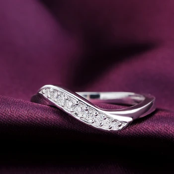 ženske, Srebrne barve, Prstani, Nakit, Lepe čar lady kamen poročno darilo Novo Modno elegantna Počitnice darila Brezplačna dostava R159