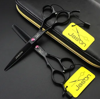High-end salon levi strani frizerski frizuro frizerske škarje nož levičar posebne zob strižna tanke strižna ravno strižna
