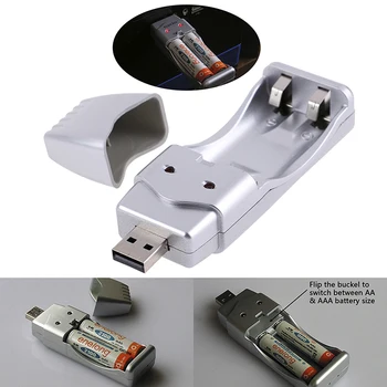 1Pc USB Polnilec Za baterije za polnjenje Ni-MH AA/AAA Prenosni ponovno Polnjenje Polnjenje Baterije Naprave
