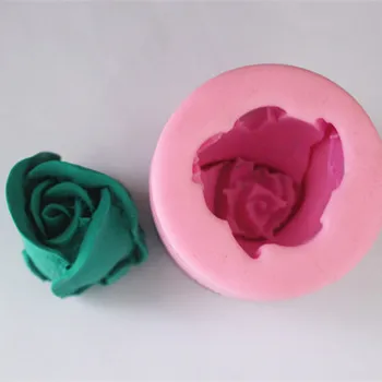 Nova 3D Rose Obrti, Umetnosti Silikonski Milo plesni Obrti Plesni DIY Ročno izdelana mila plesni