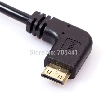 Brezplačna dostava 20 cm Mini HDMI moški-HDMI ženski Adapter Pretvornik HDTV Priključek kabel