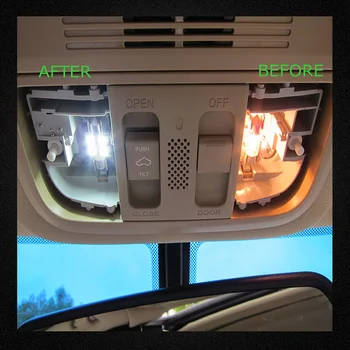 Wolflamp 12Pcs Bela Canbus LED Notranjosti Avtomobila Luči Za Obdobje 2013-2017 Toyota Highlander Zemljevid Svetlobe Trunk Dome Žarnice Žarnica registrske Tablice