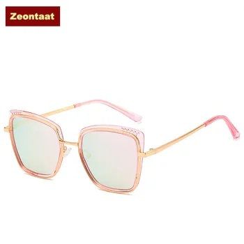 Sončna očala Ženske Polarizirana UV400 kovinski Okvir za Očala ženski Ogledalo Reflektivni sončna Očala