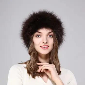 Nov prihod gospe zimski modni trakovi naravnih lisica krzno pletenih neckwarmer pravi krzno ovratnik