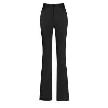 Trendi Izdelkov 2020 Ženske hlače spomladi Visoko pasu hlače Visoke kakovosti Majhne sežgati hlače Zahodni hlače Vrh ženske oblačila