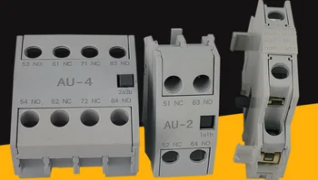 Brezplačna dostava za industrijske naprave, Električni kontaktor pomožni kontakt pomožni kontakt AU-1 AU-2 AU-4 zunanje nahrbtnik