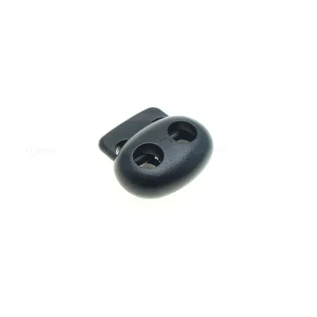 25Pcs/paket Kabel za Zaklepanje Bean Preklop Zamašek Plastike Velikost:18 mm*16 mm Preklop Posnetek Črna