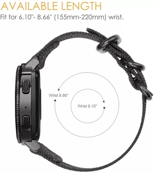 20 mm 22 mm Watchband Trak za Samsung Galaxy Watch 42mm 46mm Aktivna 2 Prestavi S2 S3 Huawei Watch gt 2 Šport Silikonski Trak Zapestnica