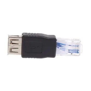Vroče 2pcs/nastavite Omrežne Kartice RJ45, Da USB Ženski Ethernet Pretvornik Priključite Priključek