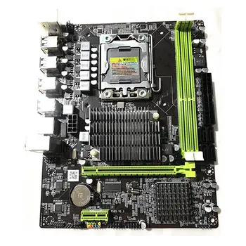 X58 PC Namizni Računalnik z Matično ploščo LGA1366 CPU Vmesnik DDR3 MSATA V1.6 Mainboard Systemboard X5660 5670cpu