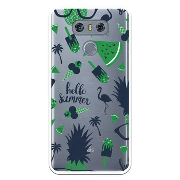 Stand case costume drawing Hello Summer Blue WP007 for LG G6