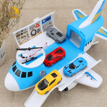 Novo Otrok darilo letalo igrača shranjevanje velikih transportnih letal z zlitine tovornjak, letalo potniško letalo vozilo