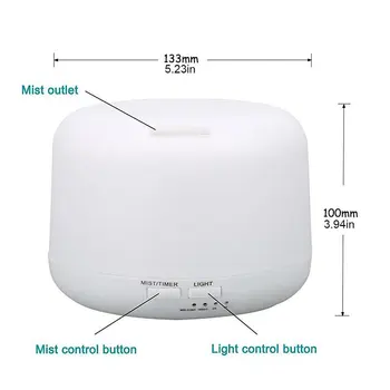 Aroma Difuzor PP 300 ml vlažilnik s toplo dišave lučka električna razsvetljava, Mini Office Home Vlažilnik 1PCS