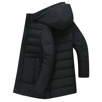 Men's Winter Jacket Coats 2020 Fashion Warm Winter Windproof Jacket Casual Men’s Down Parka Hooded Outwear Cotton-Padded Jacket