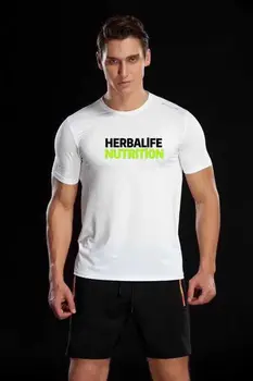 Oblačila HERBALIFE T Shirt Poletje Kratek Rokav Prikrivanje Ribiška Oblačila Prostem Šport Dihanje Hitro Suhe Ribolov Majice