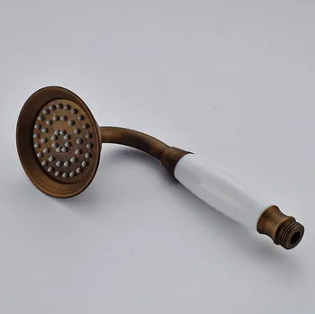 Antik Medenina Telefon Slog Keramika Ročne Varčevanje z Vodo Tuš Glavo ahh009