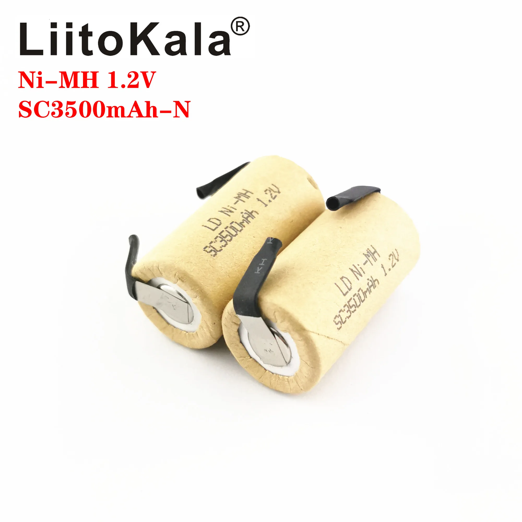 LiitoKala 1,2 V SC3000mAh električni Vrtalni Baterija za ponovno Polnjenje Ni-MH Baterij Z Varjenje Zavihki Točk Za Polnjenje Strani DIY nicke