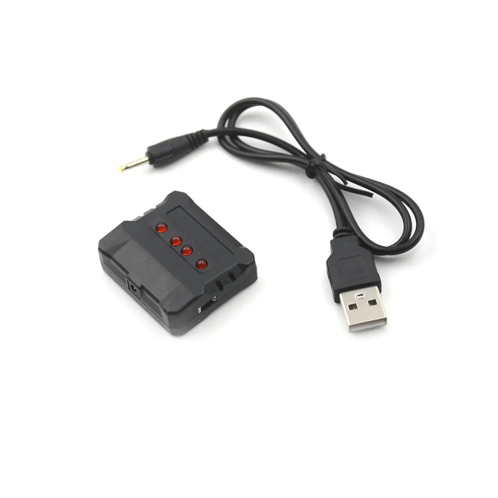 1pcs 3,7 V Lipo Baterije, Adapter za Polnilnik USB Vmesnik 4 v 1 350mah Debelo