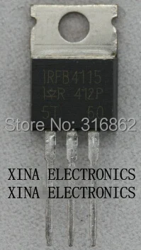 IRFB4115GPBF IRFB4115G IRFB4115 150V 104A TO-220 ROHS ORIGINAL 10PCS/veliko Brezplačna Dostava Elektronika sestava komplet