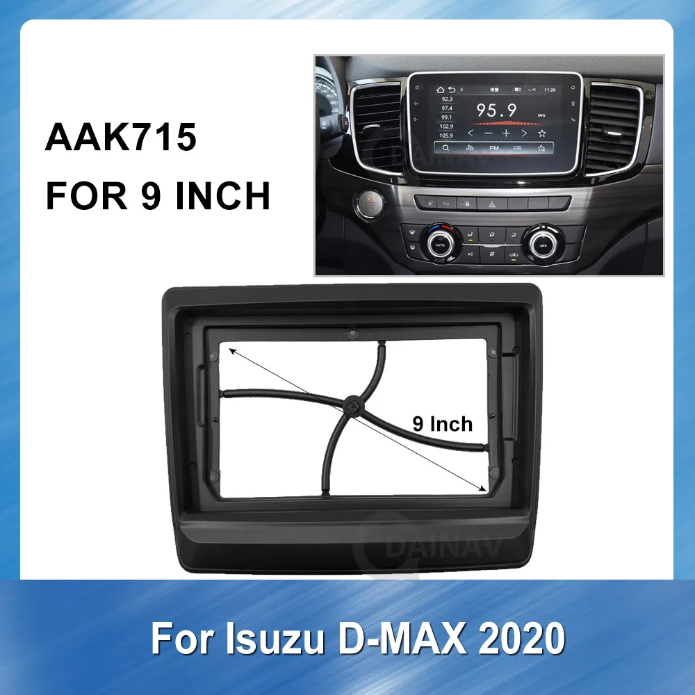 Avto Radio Večpredstavnostna fascijo Za Isuzu D-MAX 2020 DVD Predvajalnik Dash Vgradnjo Plošča Okvir za Vgradnjo plošče dash namestite
