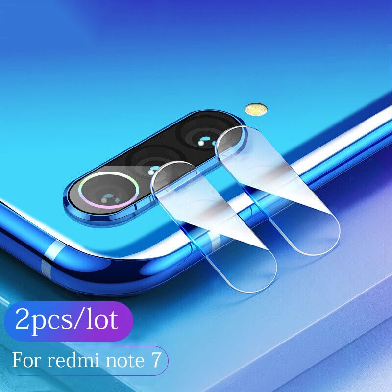 2pcs Kaljeno Steklo Za Xiaomi Redmi Opomba 7 Zaščitno steklo telefon Nazaj Objektiv Kamere Varnost Glas Na xaomi Rdeče mi Note7 6.3