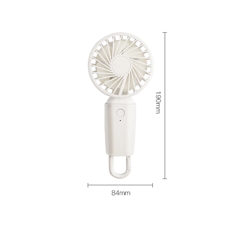 Ročni USB Polnilne Fan , Lahka, Hladilnik Prenosni Nastavljiv Namizje Hladilni Ventilator