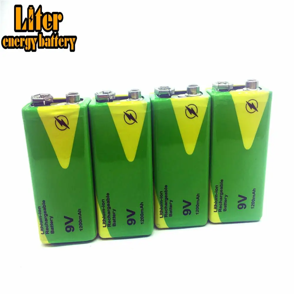 Prvotne Za Igrače Dim 9V 1200mAh polnilna baterija Nizka cena in visoka kakovost za instrumente, ki se baterije za polnjenje Ni-MH baterija