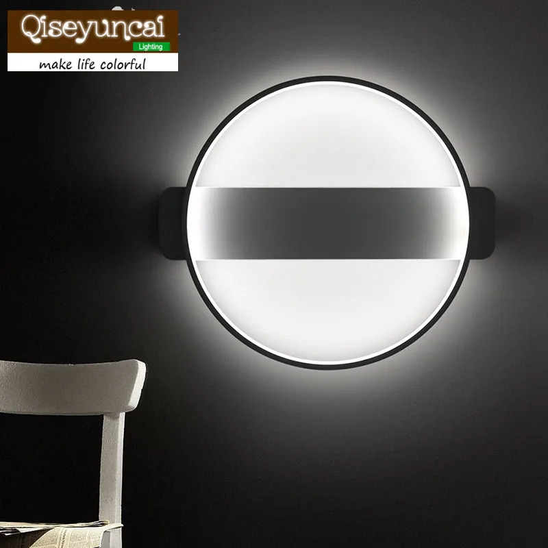 Qiseyuncai 2018 nove Nordijske dnevna soba krog led stropna svetilka sodobno minimalistično ustvarjalne spalnica osebnost razsvetljavo