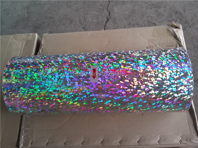 Prenos toplote film dobavitelj s hologramsko sliko CDH-17 Kristali Srebrni z brezplačna dostava