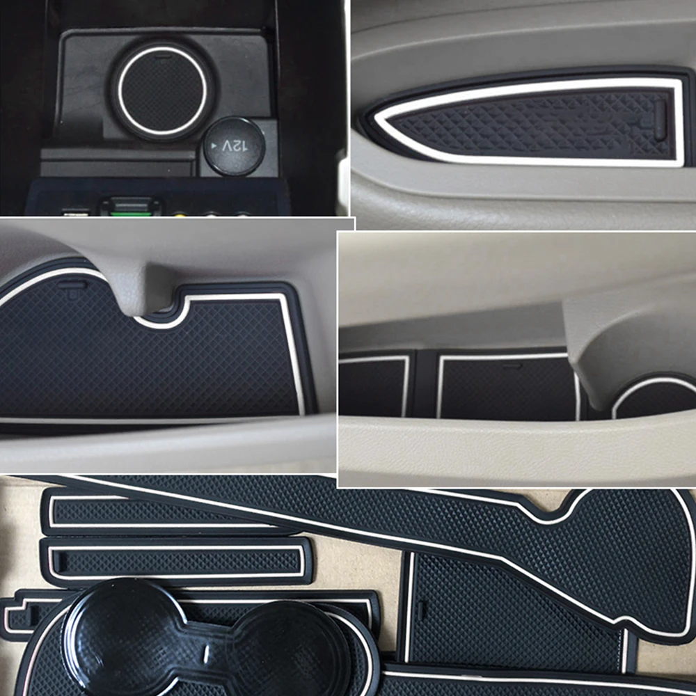 Anti-Slip Vrata Reže Mat Gume Železnica za Ford KUGA 2017 2018 2019 Ford Escape MK2 Facelift C520 Dodatki Avto Nalepke 21Pcs
