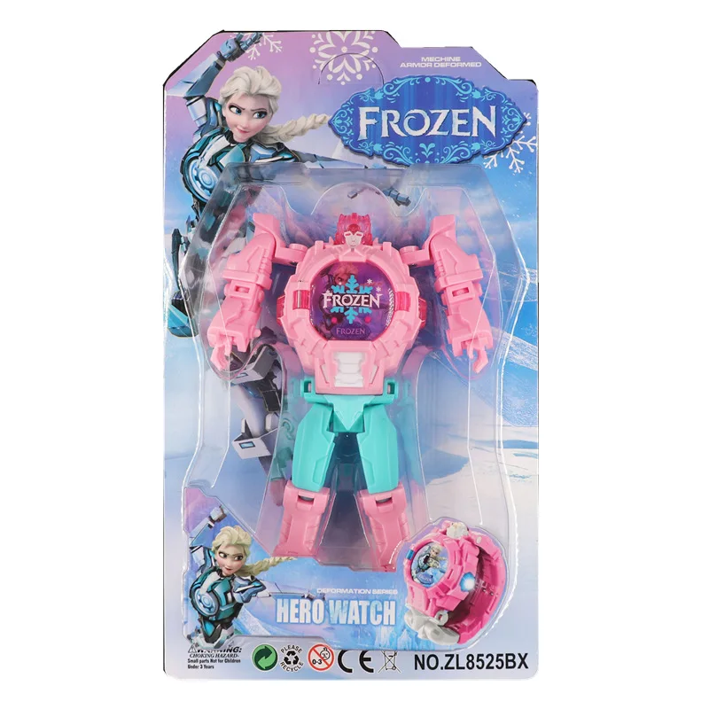 Novo Zamrznjene Elsa Watch Dekle, Princesa Otrok Gledal Igrača za Otroke Rojstni dan Božično Darilo Dekle, Fant, Pazi, Deformacije Igrače