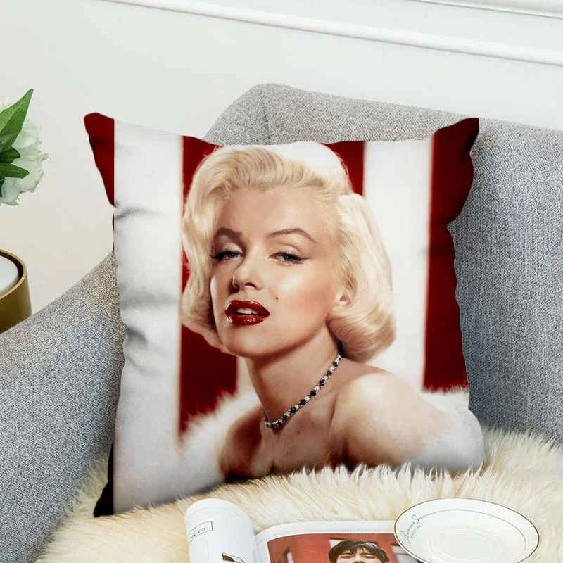 Marilyn Monroe Vzglavnik Poliester Dekorativni Pillowcases Vrgel Blazino Kritje slog-6