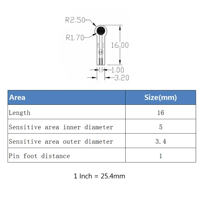 SI4-G 0-200 g Tankega Filma Tlačni Senzor Prožne Sile Senzor Visoko Občutljiv Odpornost-tip Sile Upor Upor Tlak