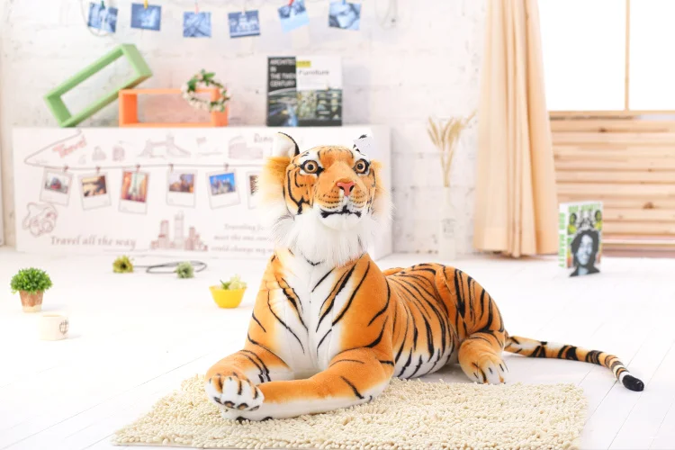 3D stereo simulacije tiger plišastih igrač kralj gozda veren živali igrača tiger
