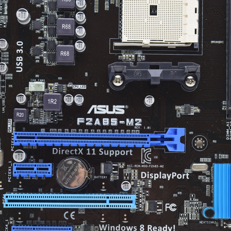 F2A85-M2 Original UsedMotherboard Za FM2 ASUS AMD A85 SATA 6Gb/s USB 3.0 AMD RAČUNALNIŠKE matične plošče DDR3
