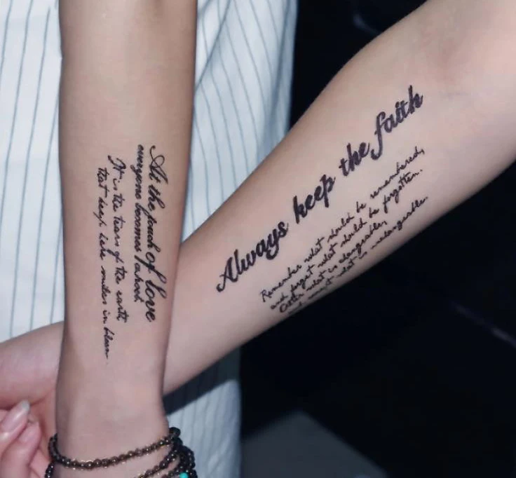 Začasni Tattoo Ponaredek Tattoo Nalepke Angleški Pismo Tetovaže Tatouage Nepremočljiva Flash Tatto Roko, Nogo Roko Umetnosti Za Ženske Dekle Moški