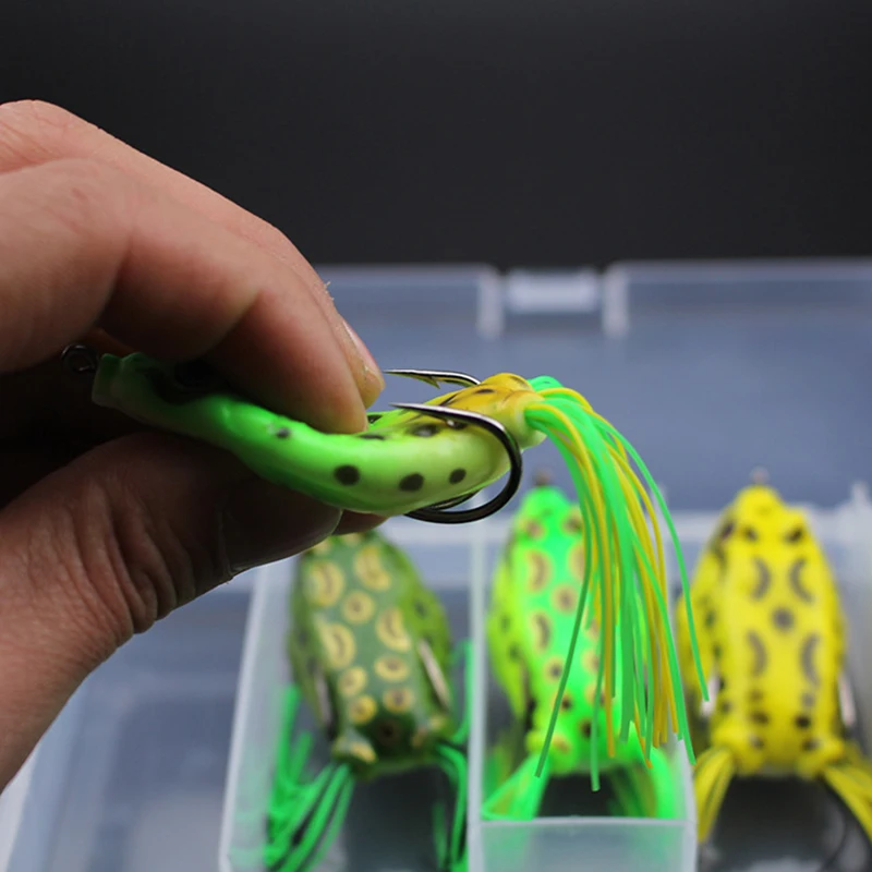 6 cm/12 g Bionic Žaba Ribolov Vaba Mehka Vaba Realistično 3D oči Silikonske Vabe Vrh Simulacije Ponaredek Vabe za Ribolov Reševanje