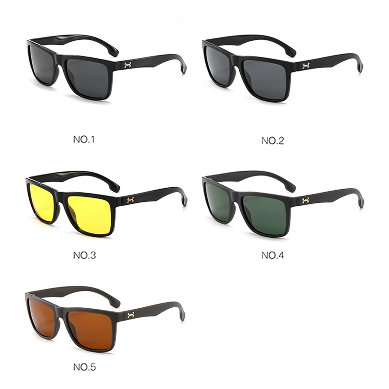 KIYO blagovne Znamke 2020 Novih Moških Kvadratnih Polarizirana sončna Očala PC, Klasična Očala za Sonce Visoko Kakovost UV400 Vožnje Očala 3869